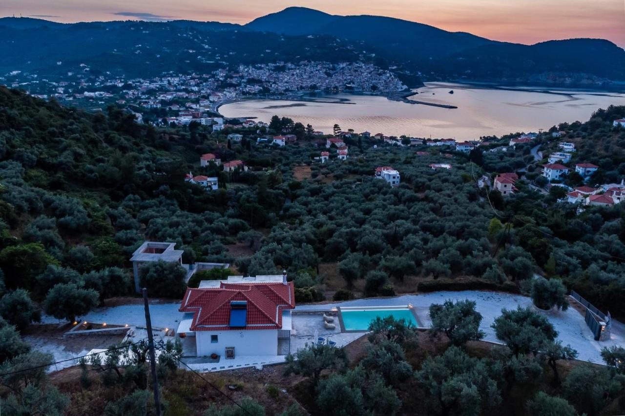 Ninemia Villa In Skopelos Bagian luar foto