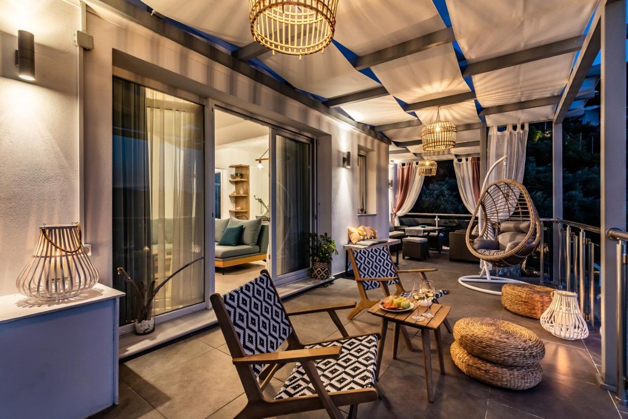 Ninemia Villa In Skopelos Bagian luar foto